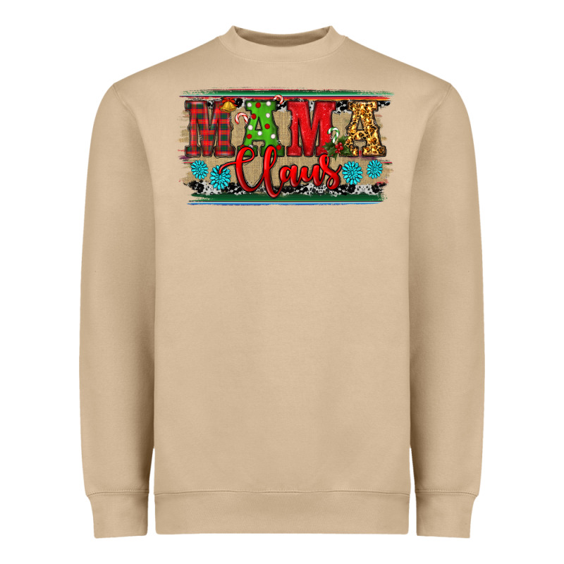 Christmas Western Mama Claus Heavyweight Sweatshirt by RanaPortraitStore | Teevron