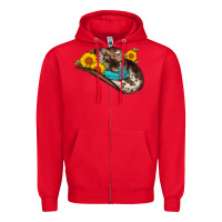 Red cowboy hat Zipper Hoodie - AdoDesignShop