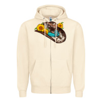 Sandshell cowboy hat Zipper Hoodie - AdoDesignShop