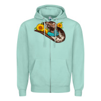 Seafoam cowboy hat Zipper Hoodie - AdoDesignShop