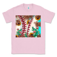 Bubblegum Pink baseball leopard turquoise cactus sunflower Classic Tee - JahusDesignShop