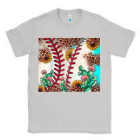 Moon Dust baseball leopard turquoise cactus sunflower Classic Tee - JahusDesignShop