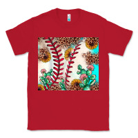 Red baseball leopard turquoise cactus sunflower Classic Tee - JahusDesignShop