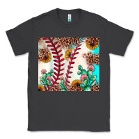 Smoke baseball leopard turquoise cactus sunflower Classic Tee - JahusDesignShop
