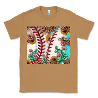 Toasted Coconut baseball leopard turquoise cactus sunflower Classic Tee - JahusDesignShop