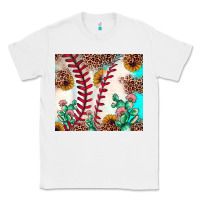 White baseball leopard turquoise cactus sunflower Classic Tee - JahusDesignShop