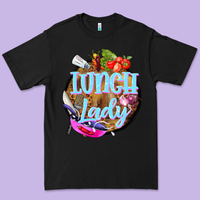 Western Lunch Lady Premium Tee Designed By Barkaloodesign