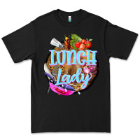 Black western lunch lady Premium Tee - BarkalooDesign