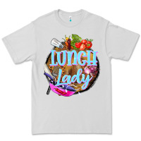 Dove Grey western lunch lady Premium Tee - BarkalooDesign