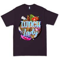 Plum western lunch lady Premium Tee - BarkalooDesign