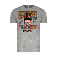 Cloud Rock american mom junkie messy bun Vintage Tee - Zillion Design Studio