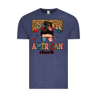Vintage Denim american mom junkie messy bun Vintage Tee - Zillion Design Studio