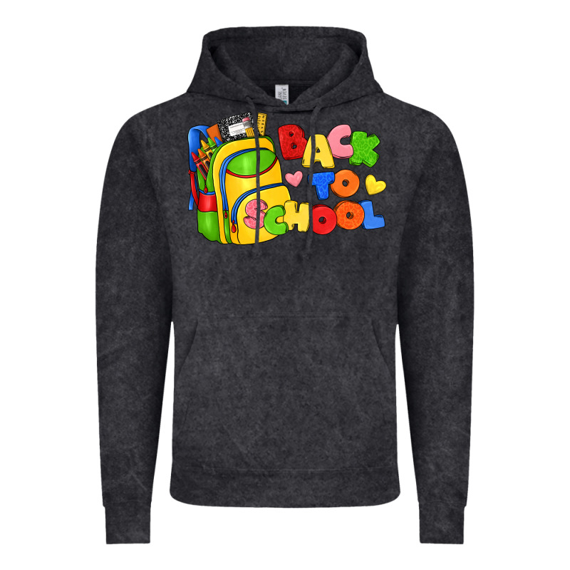 Back To School With School Bag Vintage Hoodie by texasbilliewilder | Teevron
