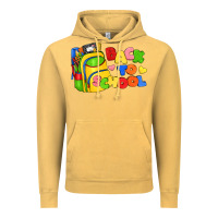 Vintage Mustard back to school with school bag Vintage Hoodie - texasbilliewilder