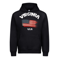 Black VIRGINIA U.S.A Urban Hoodie - Bettercallsaul