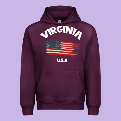Virginia U.s.a Urban Hoodie Designed By Bettercallsaul