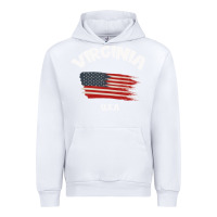 White VIRGINIA U.S.A Urban Hoodie - Bettercallsaul