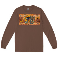 Chestnut leopard cross butterfly sunflower Long Sleeve Tee - JahusDesignShop