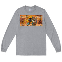 Heather Grey leopard cross butterfly sunflower Long Sleeve Tee - JahusDesignShop