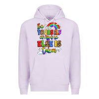 Lilac be yourself everyone else in taken Premium Hoodie - LillyAllenDesigns