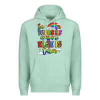 Seafoam be yourself everyone else in taken Premium Hoodie - LillyAllenDesigns