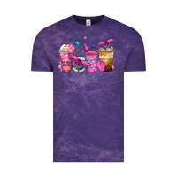 Cloud Purple antisocial butterfly coffee cups Vintage Tee - Zillion Design Studio