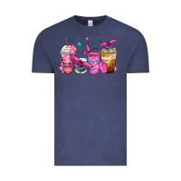 Vintage Denim antisocial butterfly coffee cups Vintage Tee - Zillion Design Studio