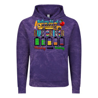Cloud Purple battery life of a bus driver Vintage Hoodie - texasbilliewilder