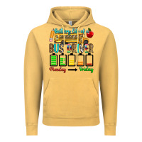 Vintage Mustard battery life of a bus driver Vintage Hoodie - texasbilliewilder