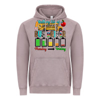 Vintage Zinc battery life of a bus driver Vintage Hoodie - texasbilliewilder