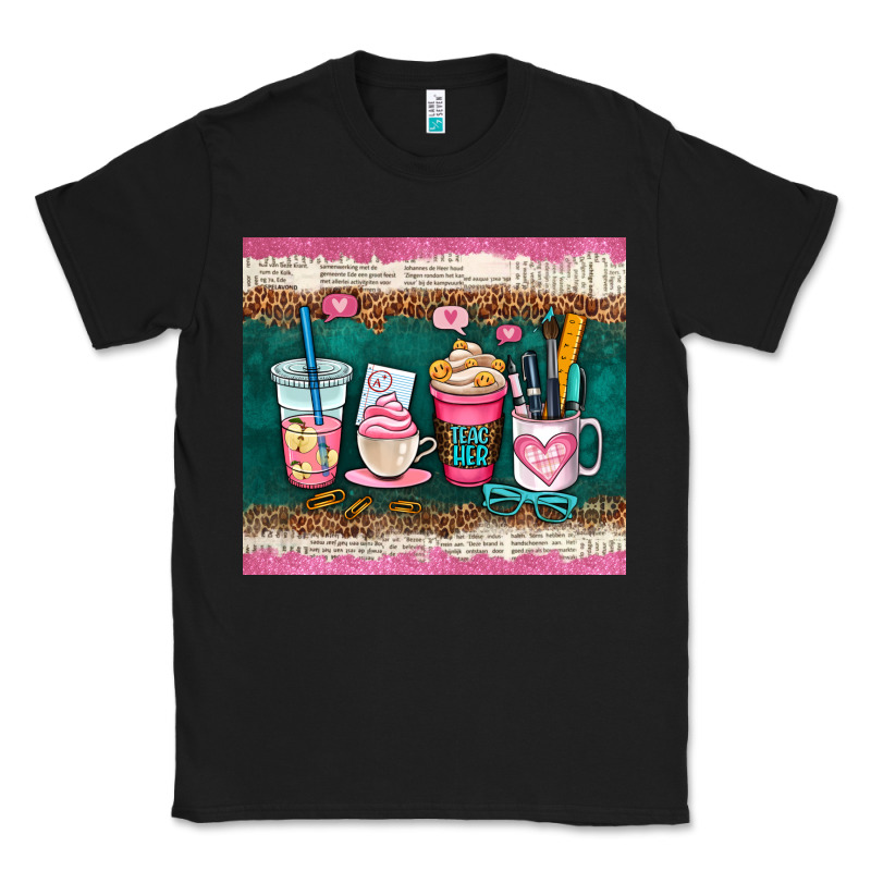 Teacher Coffee Cups Classic Tee by AdoDesignShop | Teevron