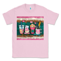 Bubblegum Pink teacher coffee cups Classic Tee - AdoDesignShop