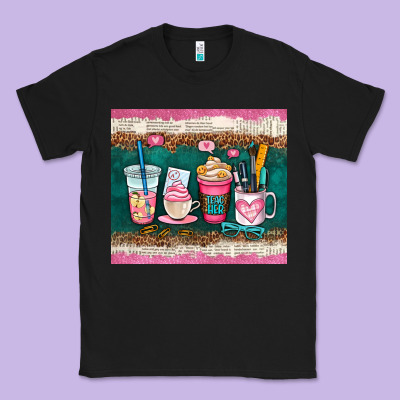 Teacher Coffee Cups Classic Tee Designed By Adodesignshop