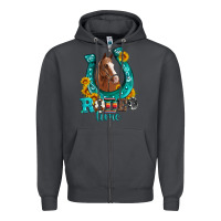 Smoke horseshoe rodeo time Zipper Hoodie - Artiststas