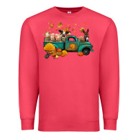 Cardinal fall farm animals truck nancy Premium Sweatshirt - NancyCooperArtShop