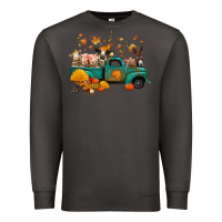 Smoke fall farm animals truck nancy Premium Sweatshirt - NancyCooperArtShop