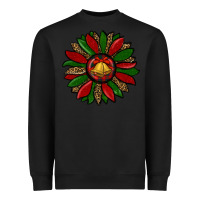 Black christmas sunflower Heavyweight Sweatshirt - RanaPortraitStore