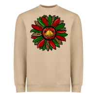 Mushroom christmas sunflower Heavyweight Sweatshirt - RanaPortraitStore