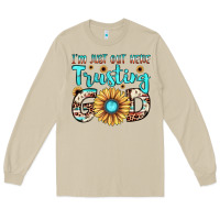 Mushroom i'm just out here trusting god Long Sleeve Tee - JahusDesignShop