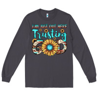 Smoke i'm just out here trusting god Long Sleeve Tee - JahusDesignShop