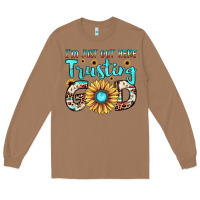 Toasted Coconut i'm just out here trusting god Long Sleeve Tee - JahusDesignShop