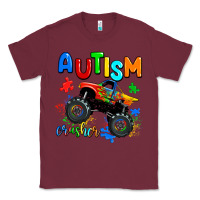 Burgundy autism crusher Classic Tee - AdoDesignShop