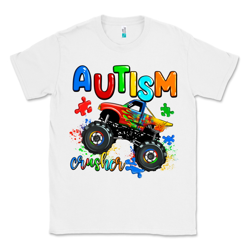 Autism Crusher Classic Tee by AdoDesignShop | Teevron