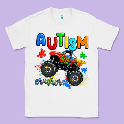 Autism Crusher Classic Tee Designed By Adodesignshop
