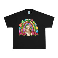 Black Easter rainbow Bunny Easter Day Urban Heavy Tee - Neo Western