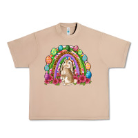 Burro Easter rainbow Bunny Easter Day Urban Heavy Tee - Neo Western