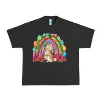 Pigment Black Easter rainbow Bunny Easter Day Urban Heavy Tee - Neo Western
