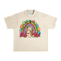 Sandshell Easter rainbow Bunny Easter Day Urban Heavy Tee - Neo Western