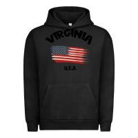 Pigment Black VIRGINIA U.S.A Urban Hoodie - Bettercallsaul