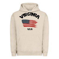 Pigment French Oak VIRGINIA U.S.A Urban Hoodie - Bettercallsaul